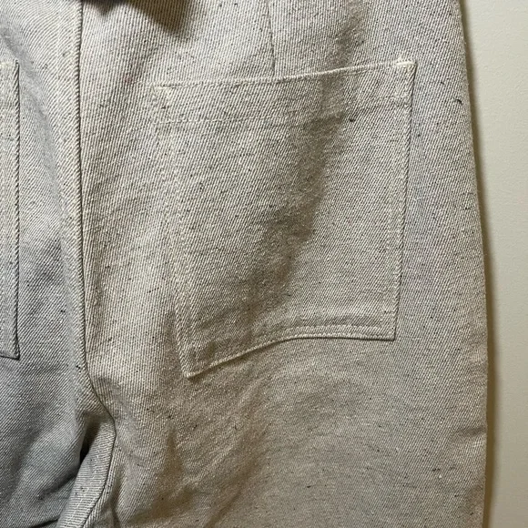 Soluna Collective Denim Pants Grey Adjustable Size 6 Upcycled Cotton Relaxed Fit - Picture 10 of 13